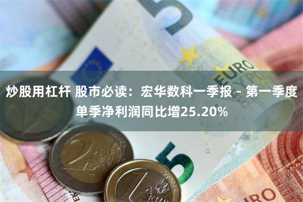 炒股用杠杆 股市必读：宏华数科一季报 - 第一季度单季净利润同比增25.20%