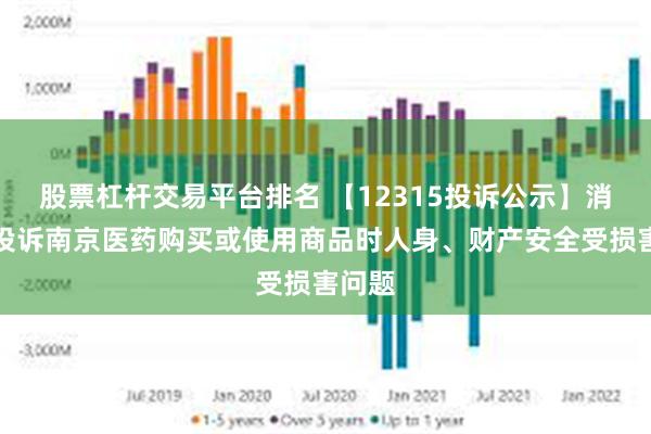 股票杠杆交易平台排名 【12315投诉公示】消费者投诉南京医药购买或使用商品时人身、财产安全受损害问题